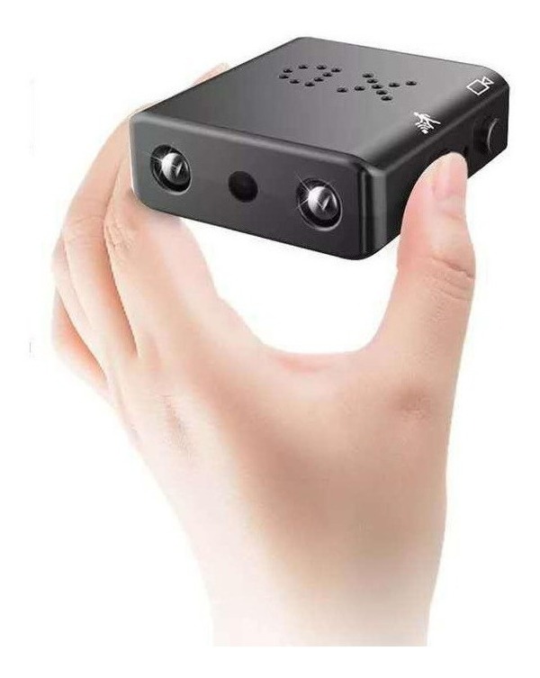 Mini Câmera Espiã Wifi Hd Visão Noturna Detecção De Moviment - Imagem 4