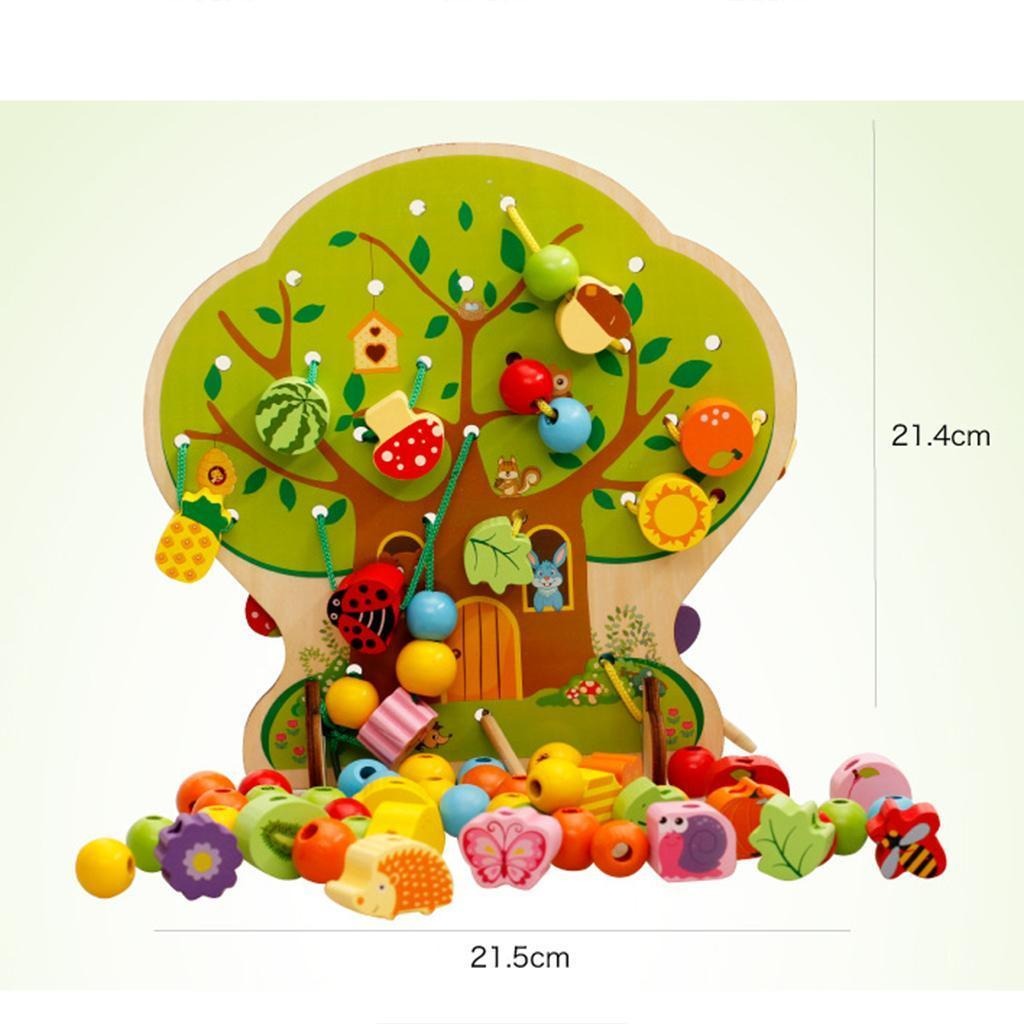 Brinquedos Educativos Matemáticos De Madeira Para Frutas - Imagem 4