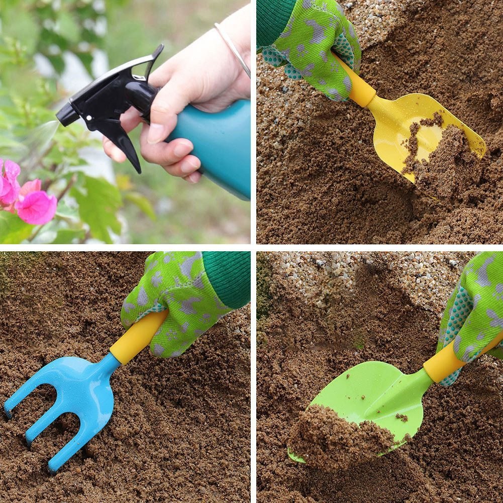 Conjunto De 8 Peças De Ferramentas De Jardinagem Infantil De - Imagem 7