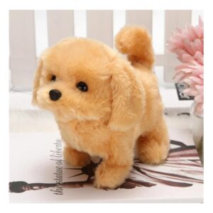 Filhote De Cachorro Realista Cão De Brinquedo Elétrico De Pe