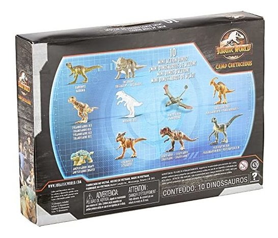 Jurassic World Camp Cretáceo Multipack 10 Mini - Imagem 6