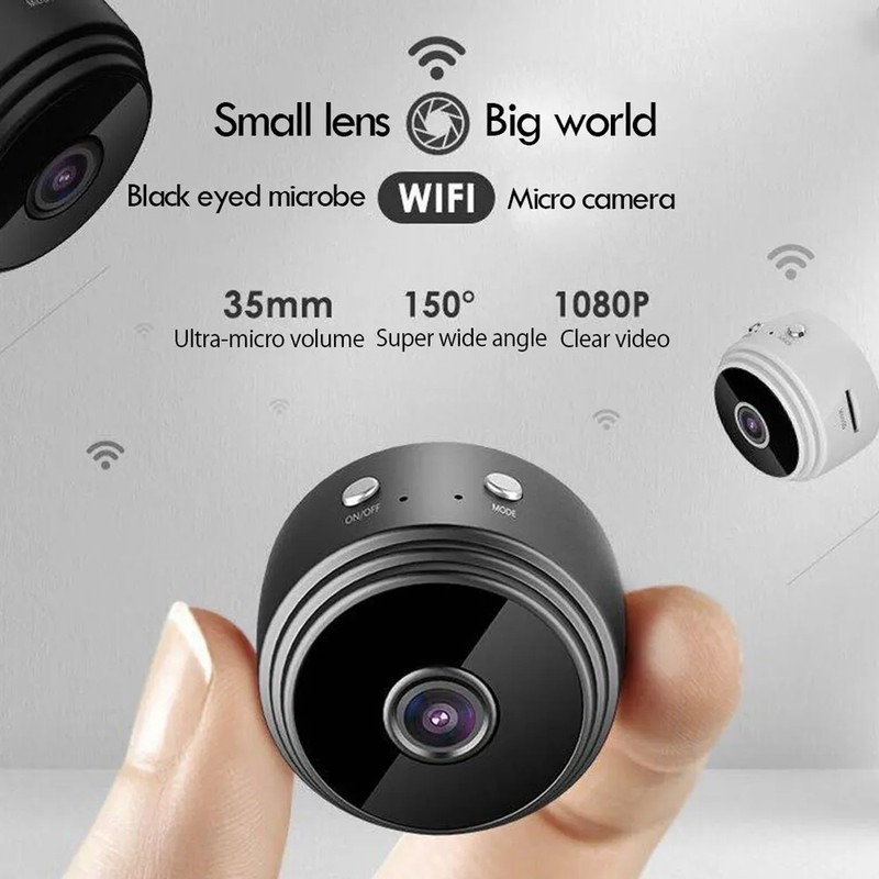 Mini Câmera P/protecao Uber Magnética Ip Wifi C/ Bateria A9 - Imagem 10