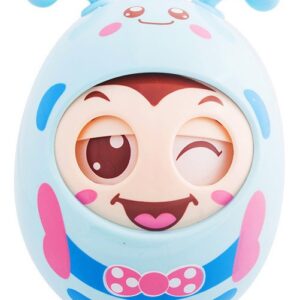 Brinquedo Infantil Roly Poly De Silicone Azul
