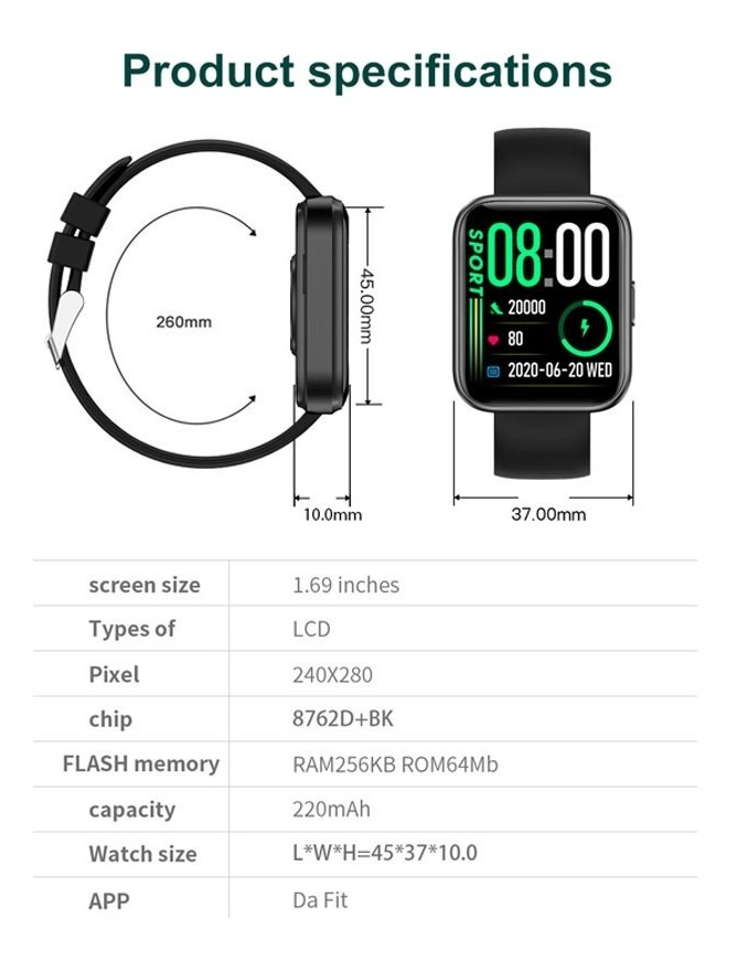 Chamada Bluetooth À Prova D'água Smartwatch Foxx Esportivo - Imagem 27