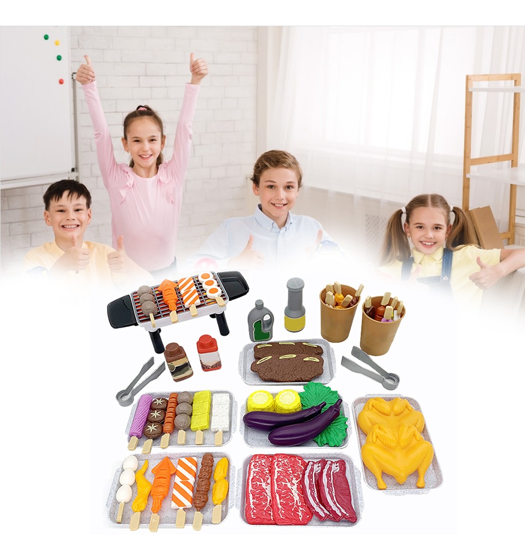 Conjunto De Cozinha De Brincadeira De Fingir, Brinquedos Chu - Imagem 5
