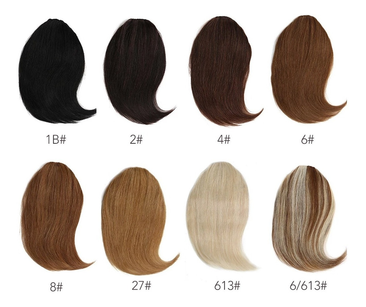 Peruca Cabelo Humano Virgem 20cm Franja - Imagem 20