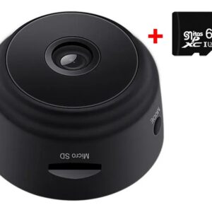 Câmera Wifi Com Ímã De Bateria Use Espionagem Drone+cartão D