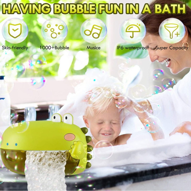 Cuspa Automaticamente Brinquedos De Banho De Bolhas Com Músi - Imagem 8