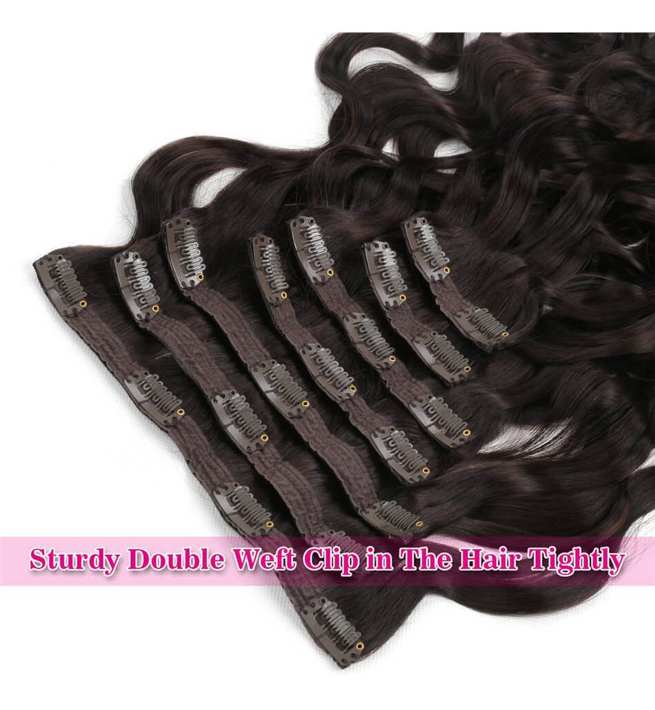 Cabelo Humano Peruca Aplique Tic Tac 55 Cm - Marrom Chocolat - Imagem 4