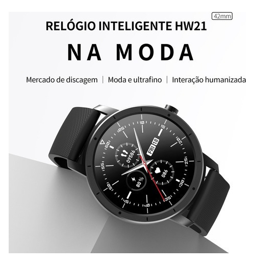 Original Hw21 Smartwatch Teste De Oxigênio No Sangu - Imagem 4