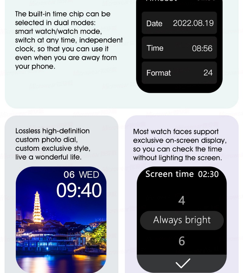 Smartwatch Impermeável Lokmat De 1,91 Polegadas - Imagem 7