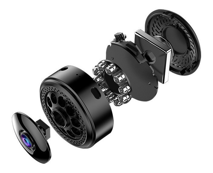 W12 Mini Wifi Câmera 1080p Pequeno Sem Fio Ip Câmera - Imagem 2