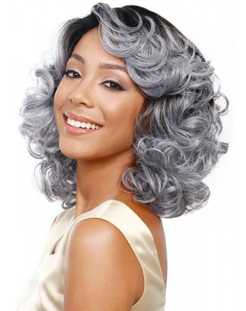 Peruca Cheia Peruca Curta Peruca Curta Curly Styling Peruca