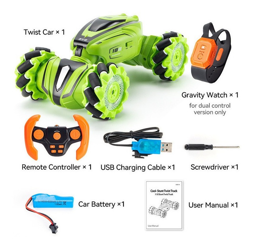 Deformação Do Controle Remoto Gesture Rc Car Drift Stunt 2.4