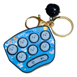 Chaveiro Infantil Pocket Whack-a-mole Game, Preto