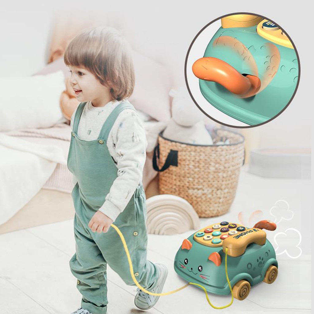 Crianças Telefone Brinquedo Educação Infantil Música Educaçã - Imagem 5