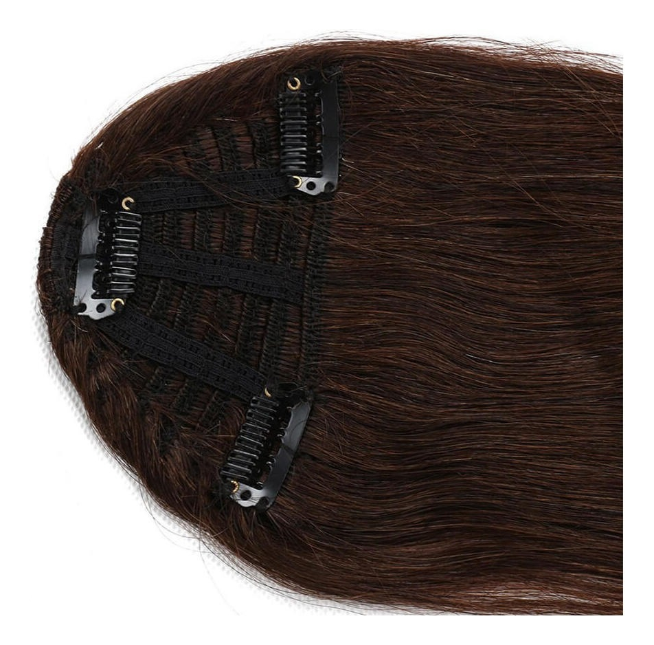 Peruca Cabelo Humano Virgem 20cm Franja - Imagem 12