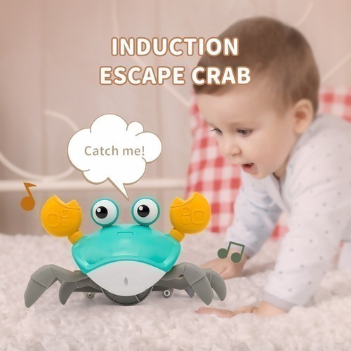Lazhu Brinquedo Caranguejo Fujão Caranguejo De Indução De - Imagem 2