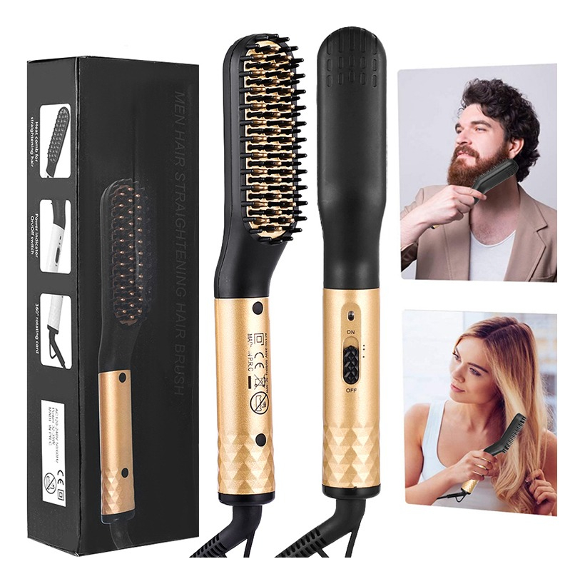 Alisador De Barba Masculino, Escova De Alisamento Profission - Imagem 5