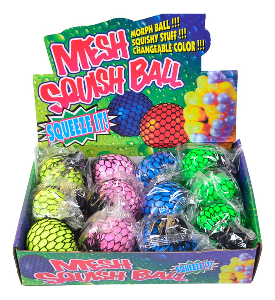 Bolas De Uva Squishy De Malha Anti-stress Squeeze Balls Reli - Imagem 4