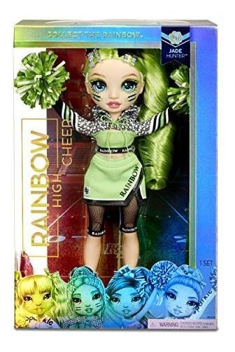 Rainbow High Cheer Jade Hunter Líder De Torcida Verde - Imagem 8