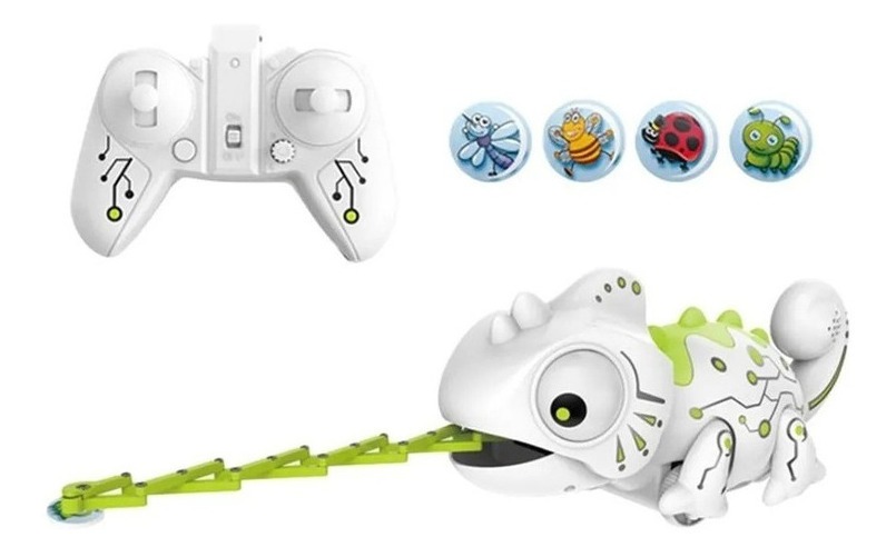 Robô Animal Camaleão De Estimação Com Controle Remoto Rci - Imagem 3