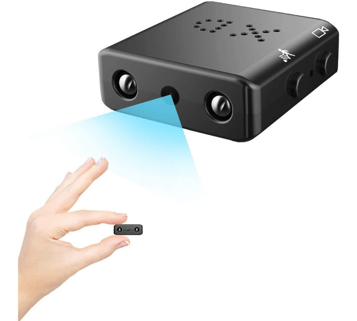 Mini Câmera Espiã Wifi Hd Visão Noturna Detecção De Moviment - Imagem 6