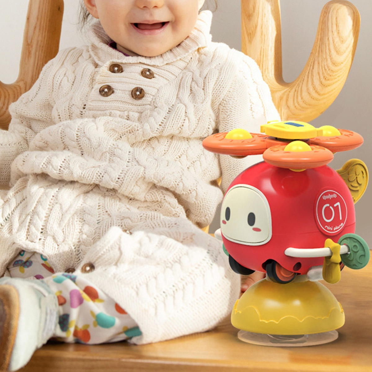 Ventosa, Brinquedo Giratório, Brinquedos De Banho Para Bebês - Imagem 2