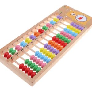 Colorful 13 Digit Brinquedo De Madeira Cálculo Abacus