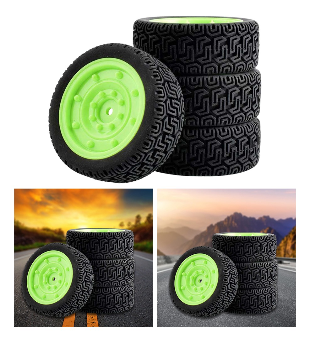 4 Cubos De Pneus De Borracha Para Wltoys 144001 1/10 Rc Carr - Imagem 24