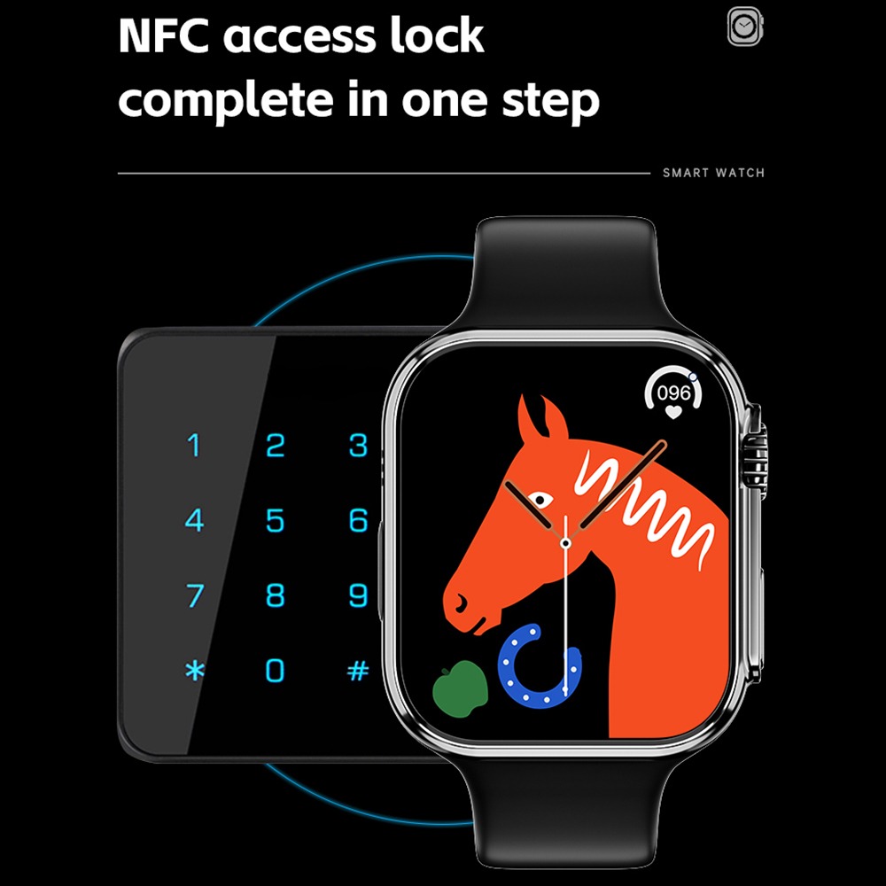 Chamada Bluetooth Smartwatch Rainbuvvy Ultra S8 Nfc - Imagem 5