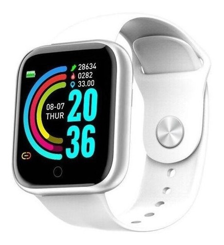 Y68 À Prova D' Água Rosa Digital Smartwatch Mulh - Imagem 9
