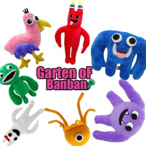 7 Peças De Brinquedos De Pelúcia Garten Of Banban Jumbo Josh