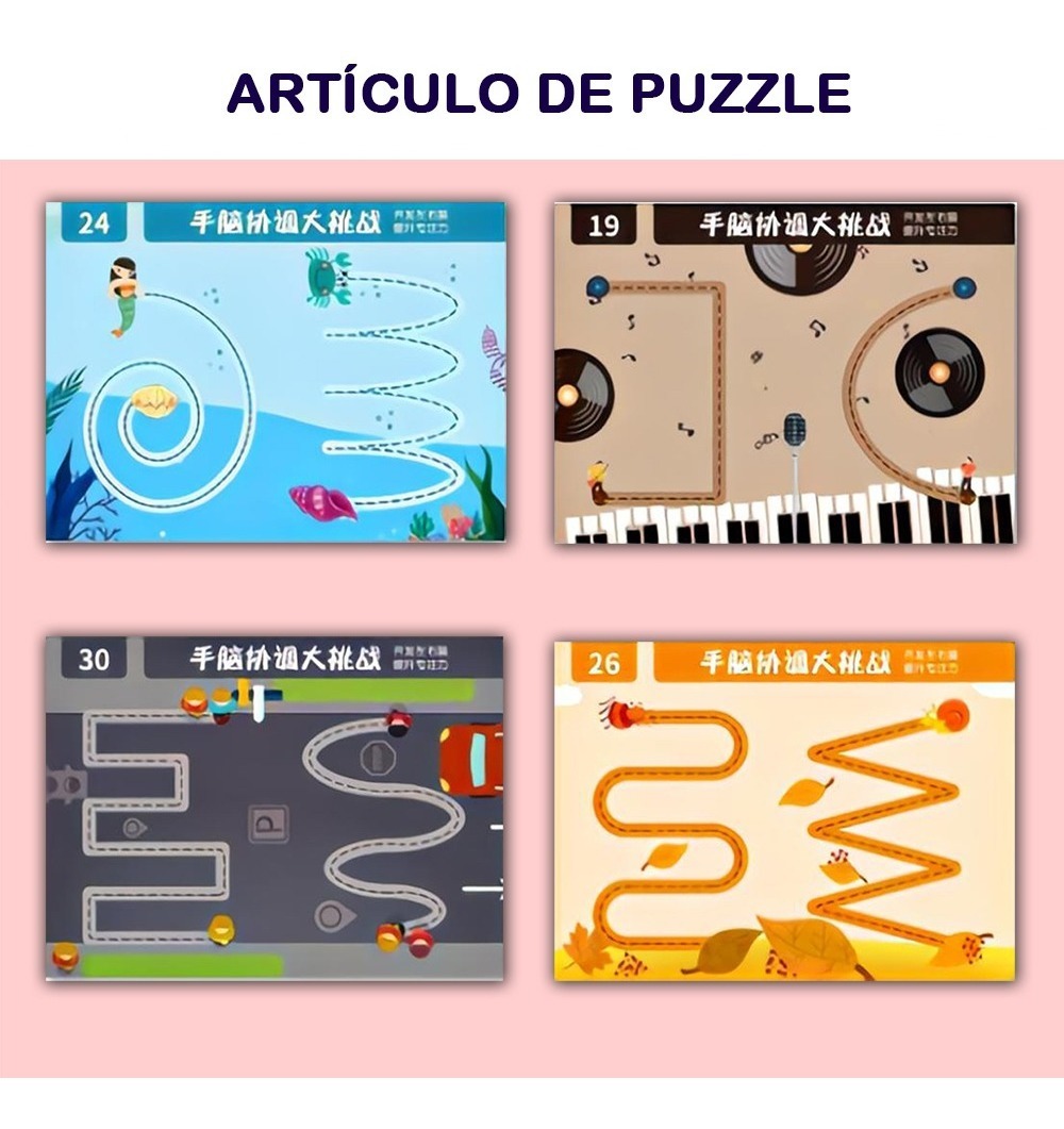 Conjunto De Livros De Exercícios Reutilizável Magic Practice - Imagem 3