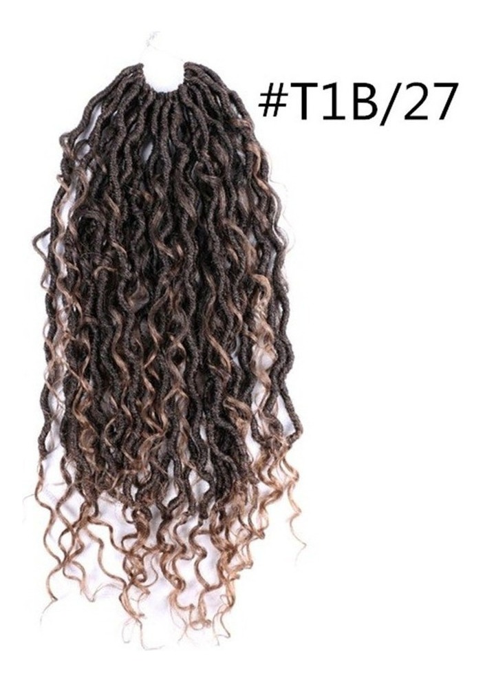 Crochet Cabelo Peruca Tranças Sintéticos Extensão Da Trança - Imagem 9