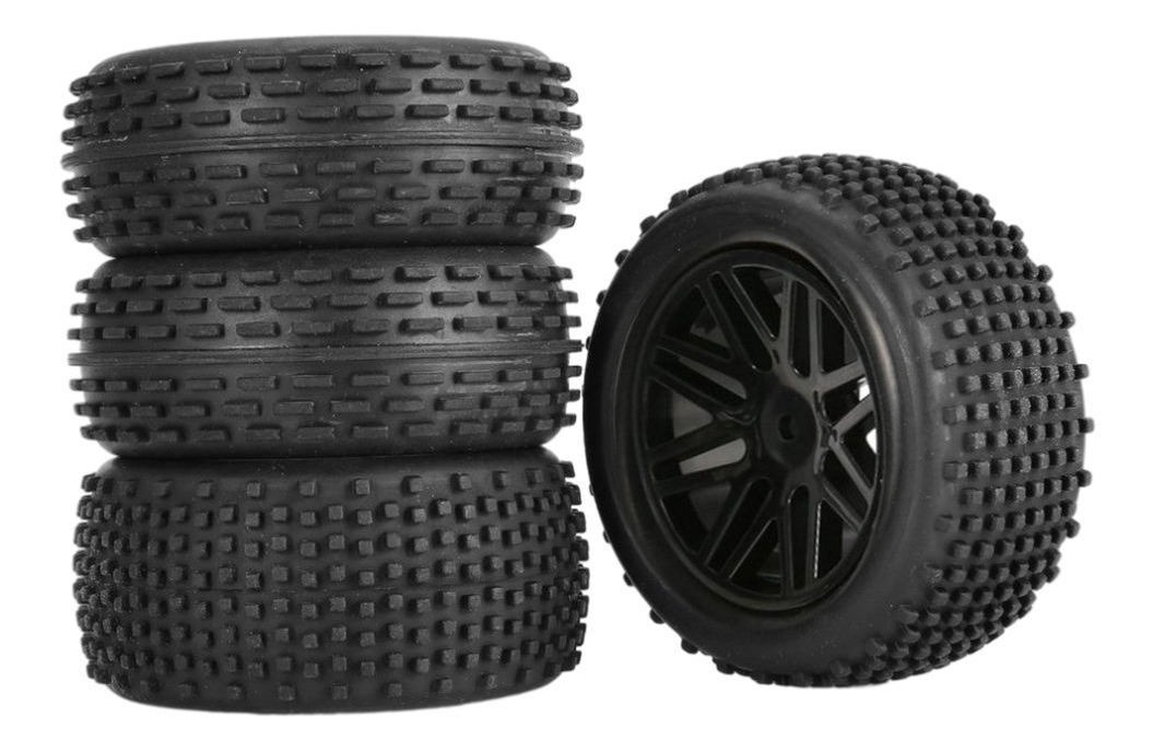 Pneus De Roda Universal 2x4pcs Para Wltoys 1/10 Truck Diy - Imagem 2
