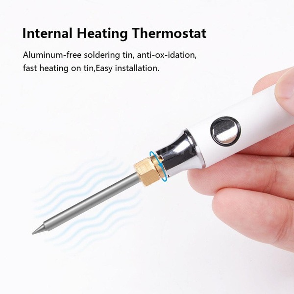 Usb Carregamento Ferro De Solda 5v 8w Temperatura Ajustável - Imagem 9