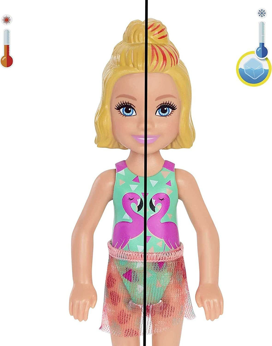 Boneca Barbie Chelsea Color Reveal Com 6 Surpresas 4 Bolsas - Imagem 5