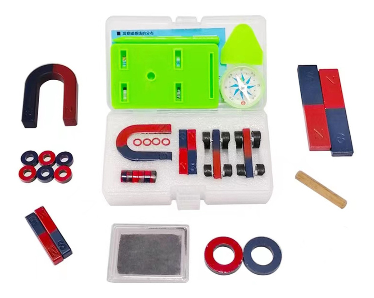 Kit De Experiência Magnética Em Ciências Educacionais