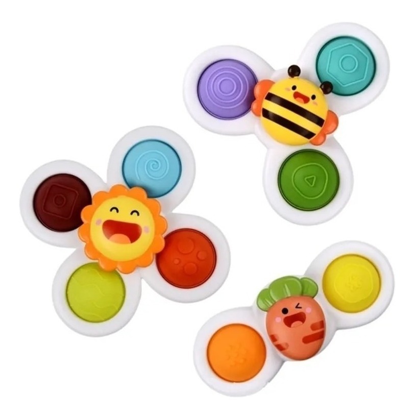 Brinquedo Para Bebês, Brinquedo Giratório, Ventosa, Pião A - Imagem 2