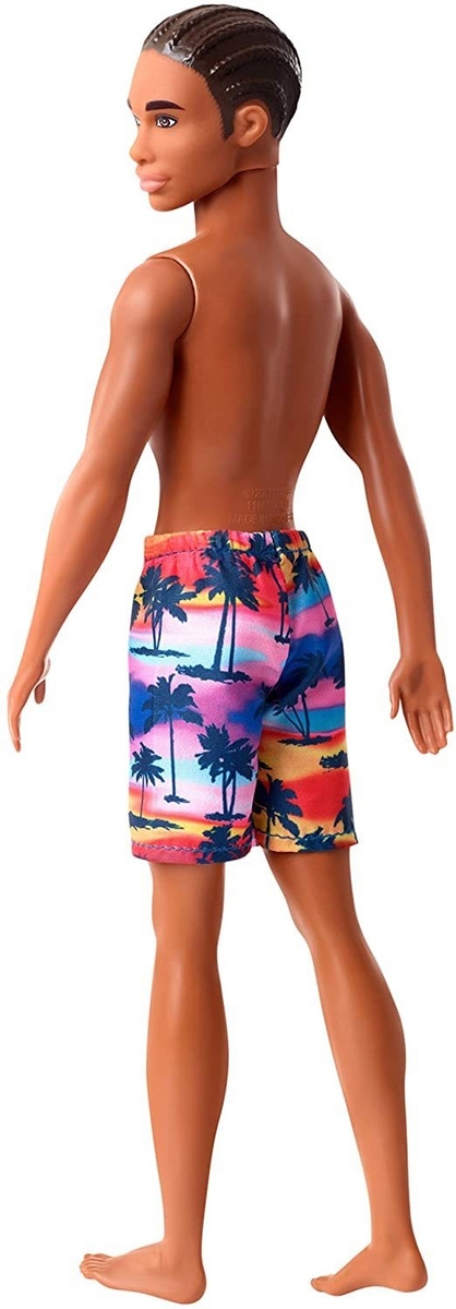 Boneca Barbie Ken Beach Vestindo Mai Estampa - Imagem 5