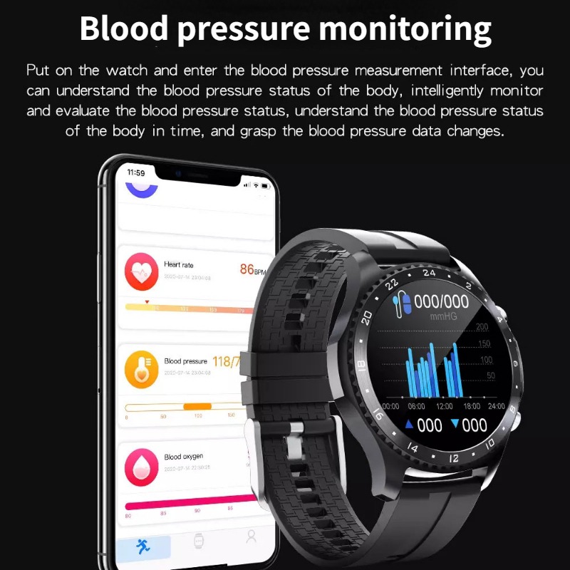 Smartwatch Lemfo Ck30 Bluetooth Call Health - Imagem 7