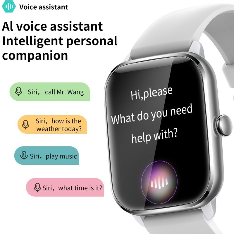 Smartwatch Bluetooth Voice Assistant Smart Watch Men 1.9 - Imagem 2