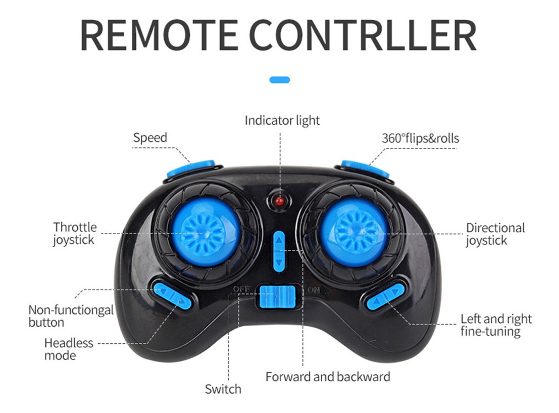 3 Em 1 Mini Rc Drone/barco/carro 4ch Kids Controle Remoto - Imagem 7