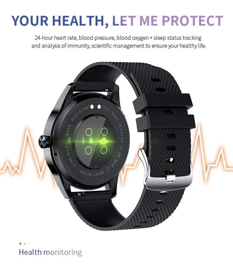 Fones De Ouvido Bluetooth Y30 E Kit De Alarme Inteligente Y2 - Imagem 3