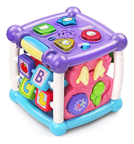 Cubo De Atividades De Aprendizes Ocupados Da Vtech, Roxo - Imagem 5