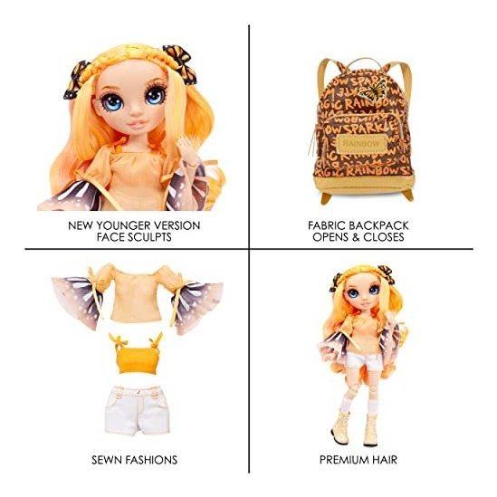 Boneca Rainbow High Escola Jr. Poppy Rowan - Imagem 5