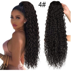 Peruca Cacheada Peruca Fibra Crespa Cabelo Afro 60cm