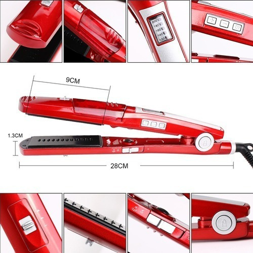 Alisador De Cabelo Pente De Cabelo Elétrico Rápido Steampod - Imagem 8