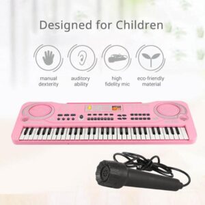 Brinquedo Teclado Piano Infantil 61 Teclas Com Microfone